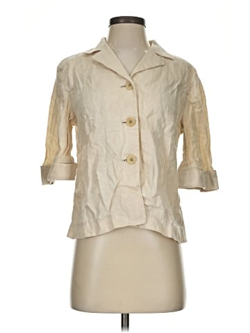 Ann Taylor 3/4 Sleeve Button-Down Shirt (view 1)