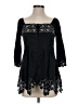 LUCCA Black 3/4 Sleeve Blouse Size S - photo 1