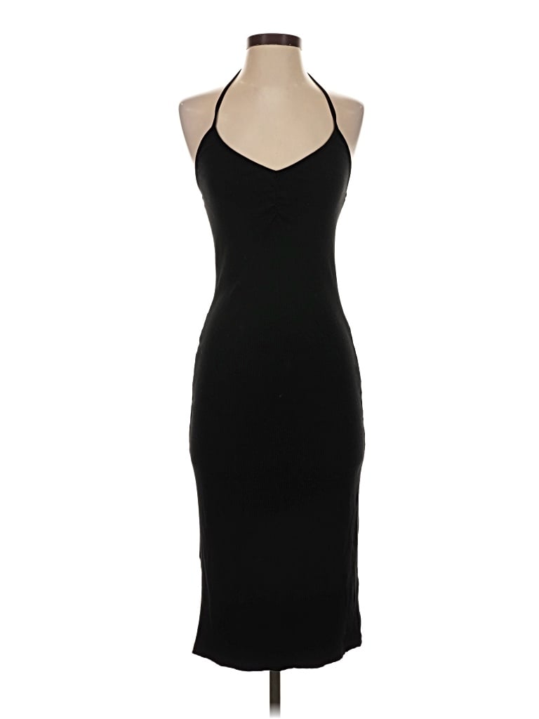 Pre-owned Open Edit Cocktail Dress In Black