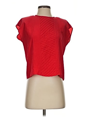 Jordan Short Sleeve Silk Top (view 1)