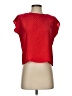 Jordan 100% Silk Red Short Sleeve Silk Top Size 5 - photo 1
