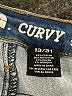 B. Curvy Solid Blue Jeans Size 13 - photo 4