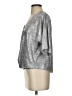 Veronica M. Metallic Silver Short Sleeve Top Size S - photo 5