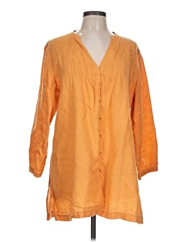 Eileen Fisher 3/4 Sleeve Button-Down Shirt (view 1)