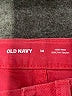 Old Navy 100% Cotton Solid Red Denim Shorts Size 14 - photo 3