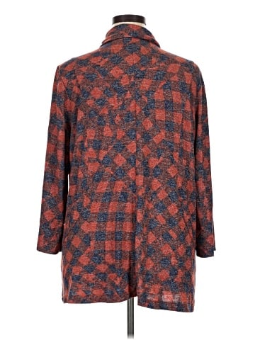 Attitudes by Renee 3/4 Sleeve Button-Down Shirt (view 2)
