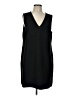 Gap Solid Black Casual Dress Size L - photo 1