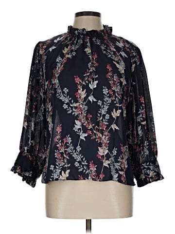 BCBGMAXAZRIA 3/4 Sleeve Blouse (view 1)