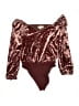 Leyden Burgundy Long Sleeve Blouse Size L - photo 1