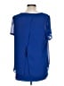 Dana Buchman 100% Polyester Blue Short Sleeve Blouse Size L - photo 2