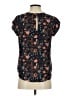 Lily White 100% Polyester Black Short Sleeve Blouse Size S - photo 2