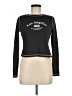 Unbranded 100% Polyester Black Long Sleeve T-Shirt Size M - photo 1