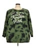 Torrid Tie-dye Green Pullover Sweater Size 4X Plus (4) - photo 1