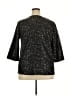 Unbranded 100% Polyester Stars Black 3/4 Sleeve Blouse Size 2X - photo 2