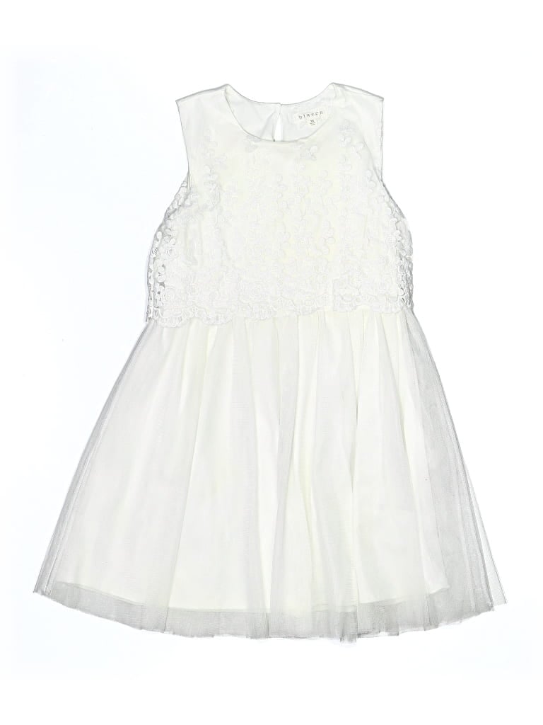 Pre-owned Btween Kids' Dress In White