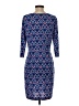 Escapada Argyle Blue Casual Dress Size S - photo 1
