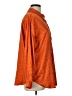 Dee Elly Polka Dots Orange Long Sleeve Blouse Size L - photo 4