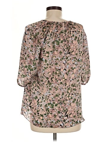 L.K. Bennett 3/4 Sleeve Silk Top (view 2)