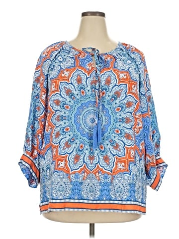 Ruby Rd. 3/4 Sleeve Blouse (view 1)
