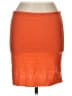 Theory 100% Cashmere Solid Orange Wool Skirt Size L - photo 1