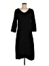 Talbots Solid Black Casual Dress Size M - photo 1