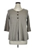 Star Vixen Gray 3/4 Sleeve Top Size 1X - photo 1