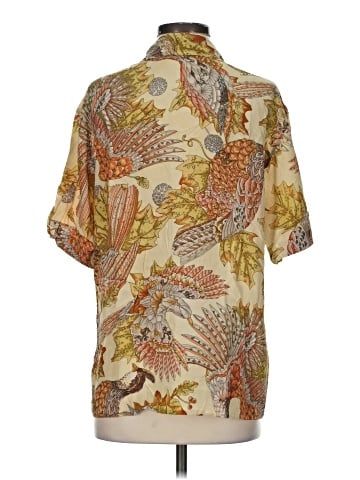 Salvatore Ferragamo Short Sleeve Silk Top (view 2)
