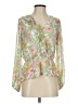 Vince Camuto 100% Polyester Green 3/4 Sleeve Blouse Size XXS - photo 1