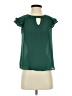 Hello Miss Green Short Sleeve Blouse Size S (estimated) - photo 1
