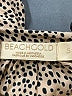 Beachgold Animal Print Tan Romper Size S - photo 4