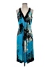 Tahari Print Blue Casual Dress Size S (estimated) - photo 1