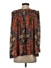 Free People 100% Polyester Orange 3/4 Sleeve Blouse Size S - photo 2