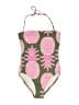 Boden Print Green One Piece Swimsuit Size 10 - photo 1