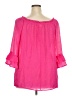 Late August Pink 3/4 Sleeve Blouse Size 2X - photo 2