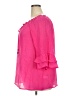 Late August Pink 3/4 Sleeve Blouse Size 2X - photo 5