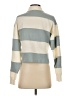 Marine Layer 100% Cotton Color Block Teal Long Sleeve Blouse Size XS - photo 2