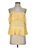Leith 100% Polyester Yellow Sleeveless Blouse Size S - photo 1