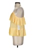 Leith 100% Polyester Yellow Sleeveless Blouse Size S - photo 5