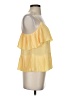 Leith 100% Polyester Yellow Sleeveless Blouse Size S - photo 4