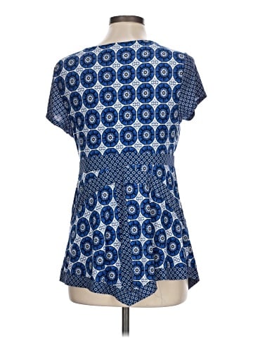INC International Concepts Short Sleeve Blouse (view 2)