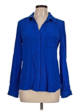 Diane Von Furstenberg Long Sleeve Silk Top