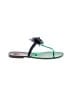 Tory Burch Green Flip Flops Size 8 - photo 1