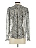 FP One 100% Polyester Silver Long Sleeve Blouse Size XS (estimated) - photo 2