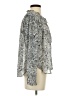 FP One 100% Polyester Silver Long Sleeve Blouse Size XS (estimated) - photo 4