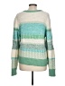 CAbi Color Block Green Pullover Sweater Size L - photo 2