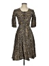 People Tree Paisley Brown Casual Dress Size S - photo 1
