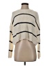 Moon & Madison Stripes Ivory Pullover Sweater Size S - photo 1