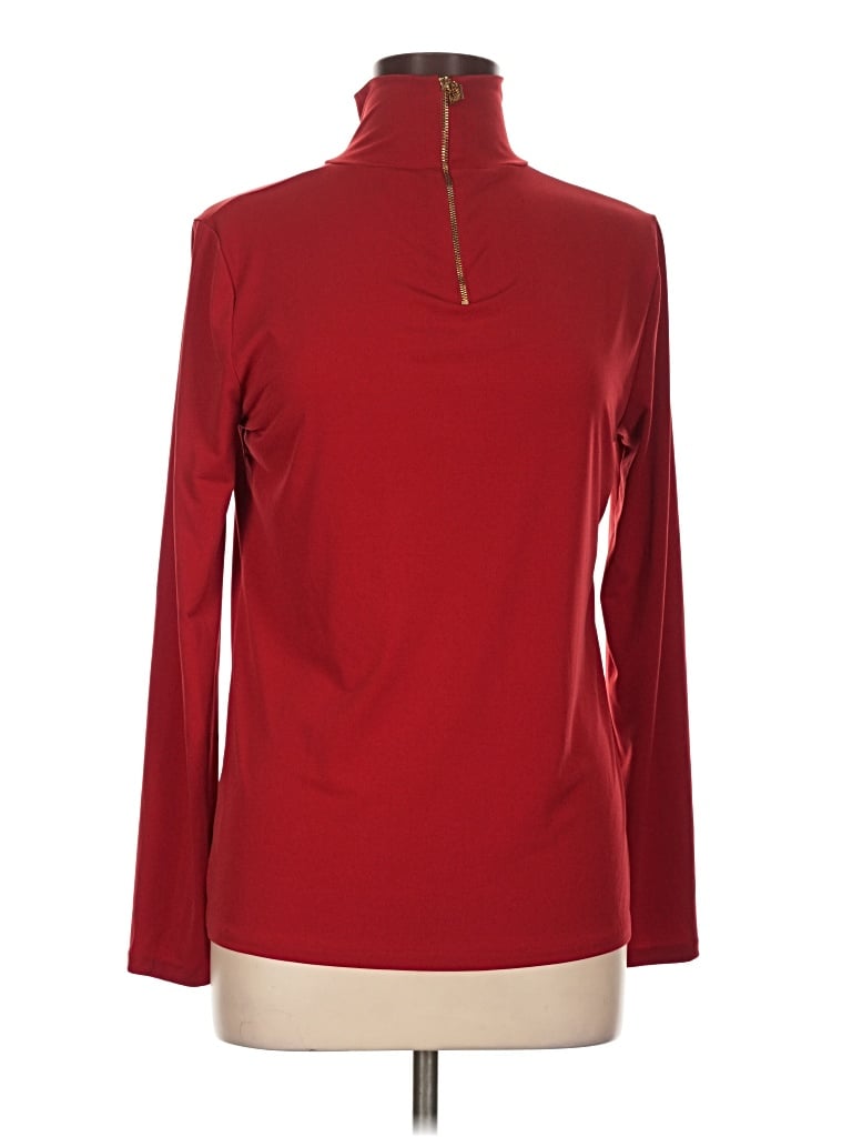 Pre-owned Anne Klein Turtleneck Sweater In Red