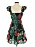 Unbranded Tropical Black Cocktail Dress Size XS (estimated) - photo 2