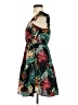 Unbranded Tropical Black Cocktail Dress Size XS (estimated) - photo 5